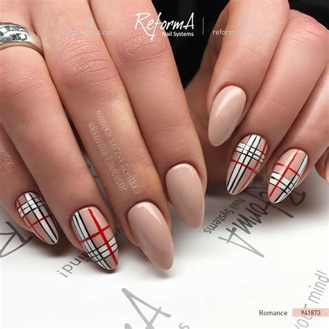 burberry plaid nail art|Burberry plaid nail designs.